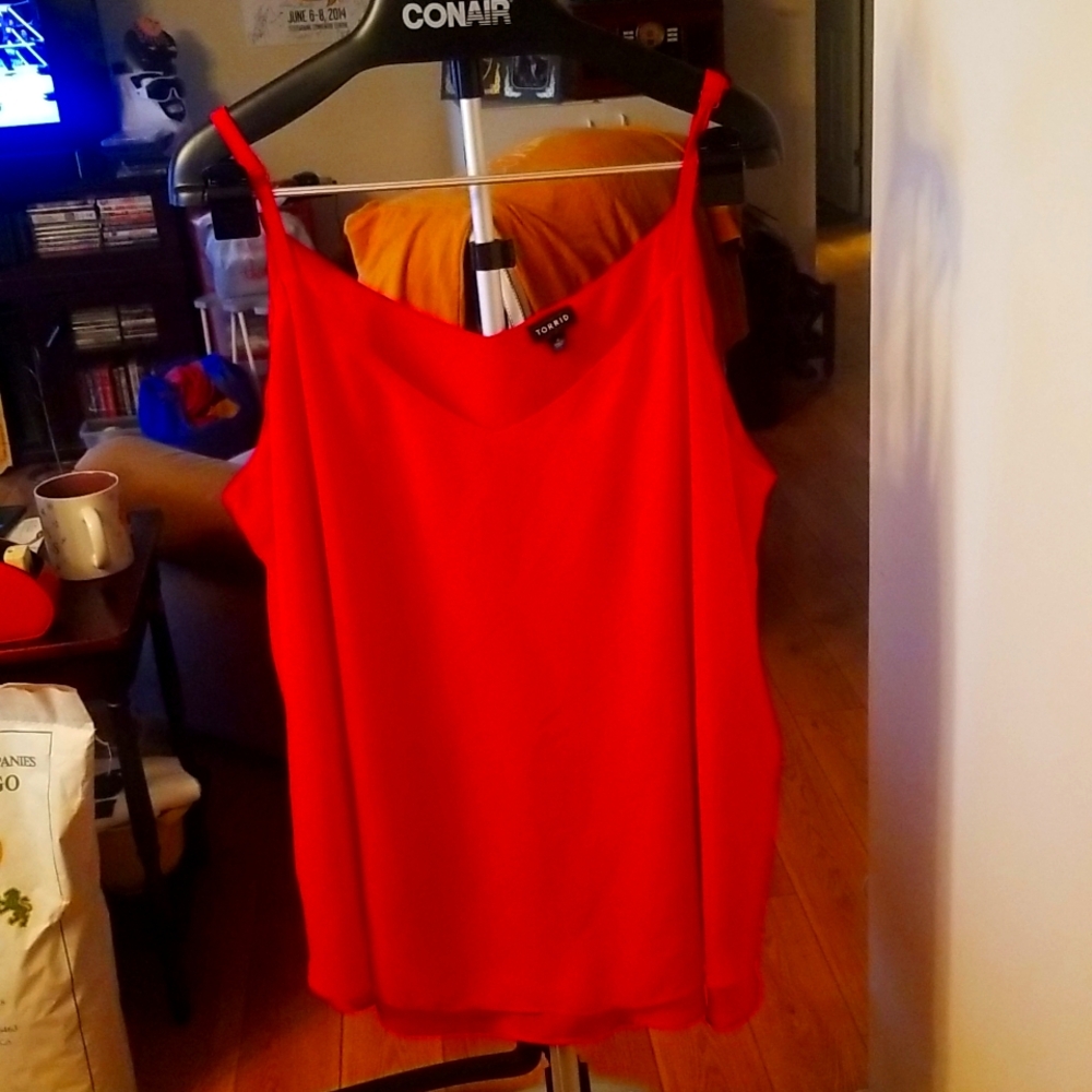 Torrid Red Flowy Camisole 4